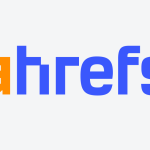 Ahrefs SEO software logo.